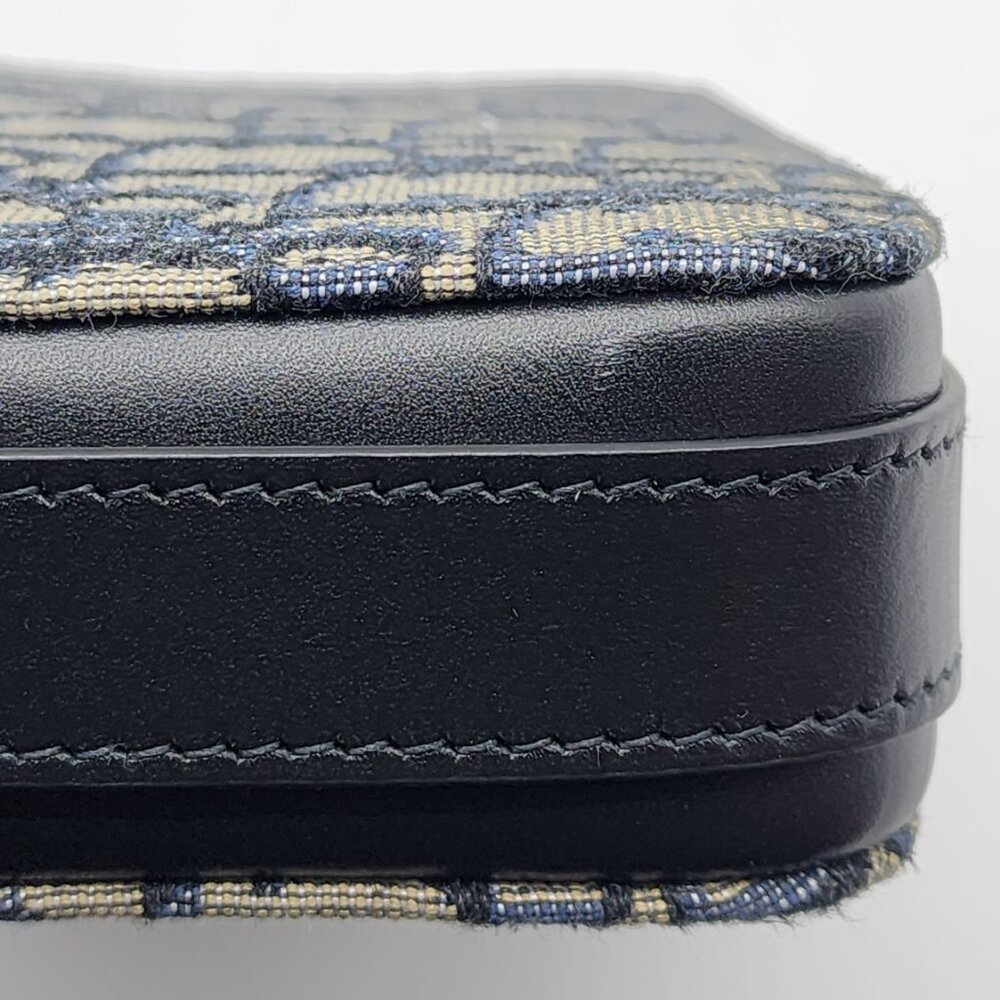 Dior Oblique Jacquard Messenger Crossbody Leather Lock Bag | Black | NEW - Picture 11 of 14